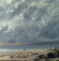 Gustave Courbet, 'Beach Scene', 1874.